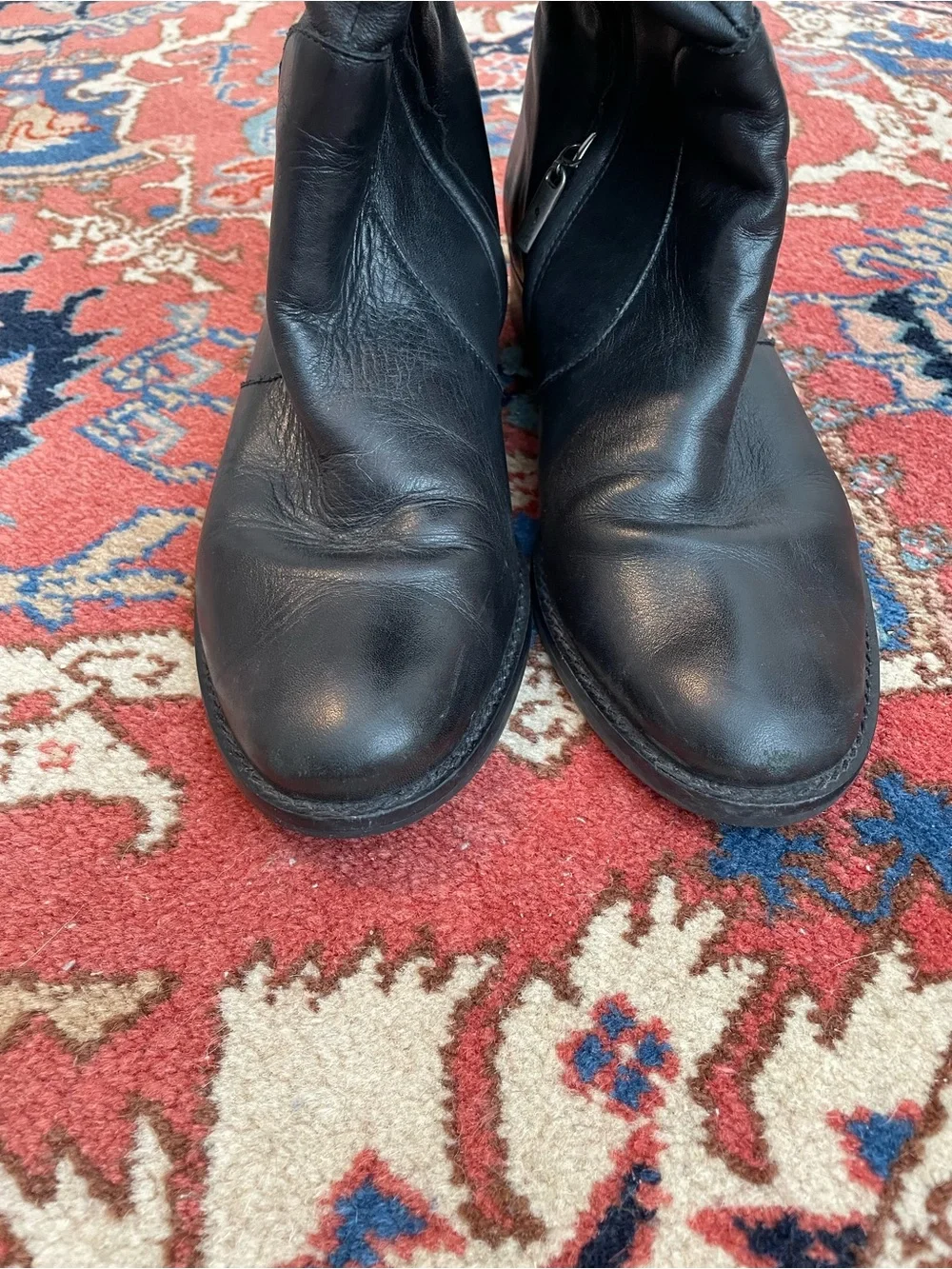 Matisse Black Leather Over-the-Knee Riding Boots